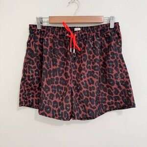 Paul Smith Cheetah Animal Print Swim Trunks